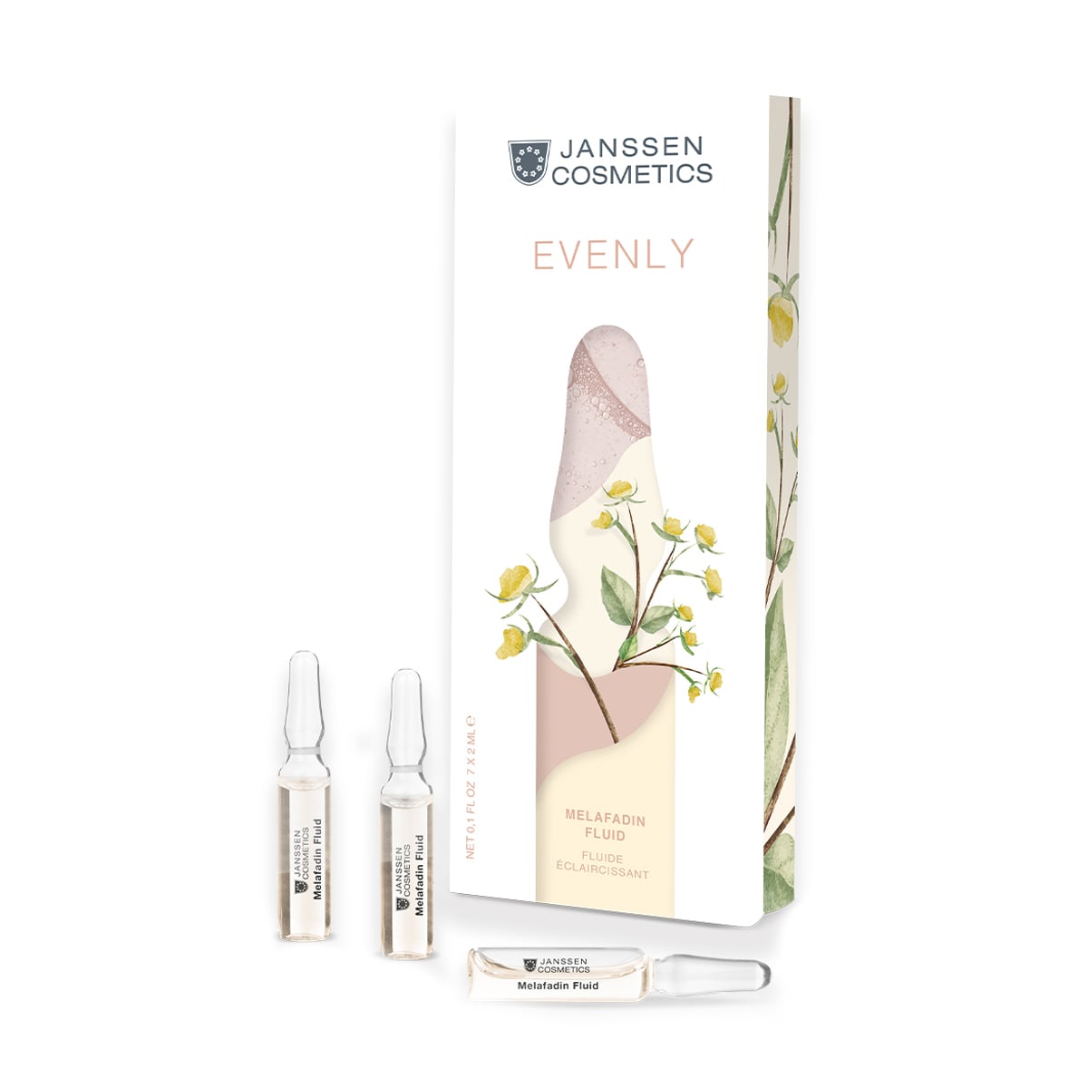 Освітлювальна сироватка для обличчя Janssen Cosmetics Melafadin Fluid, 7*2 мл
